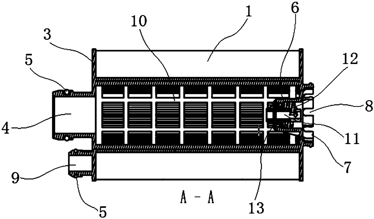 Oil filter core integrated with bypass valve and oil drain valve