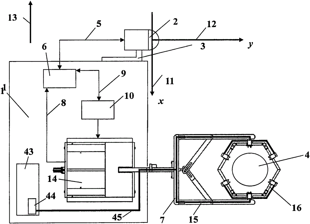 Device for accurately spraying wood disorder medicine strip and method