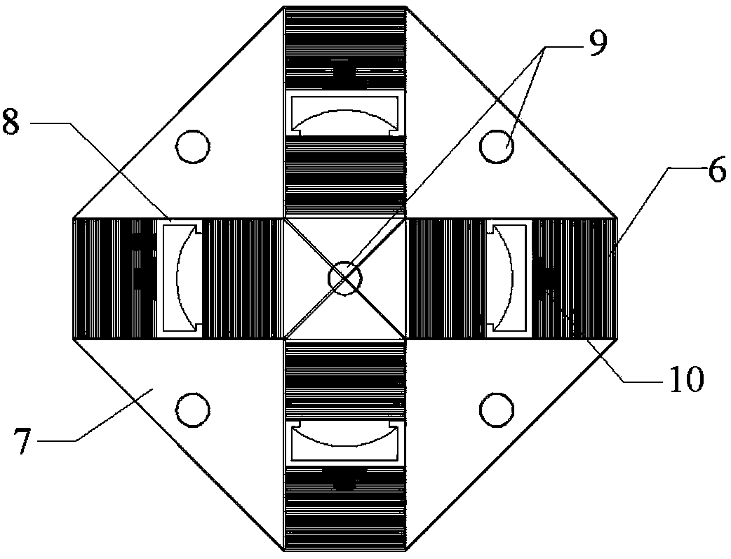 Parabolic-mirror-based open type optical long-range pool