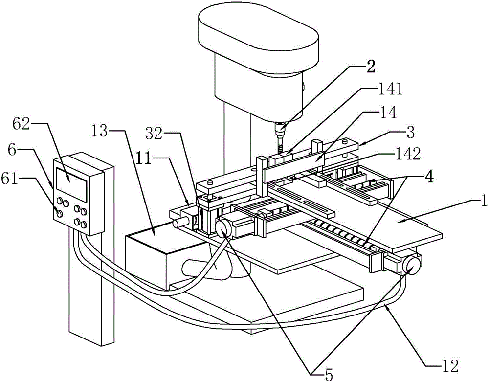 Automatic drilling machine based on PLC (Programmable Logic Controller) control system