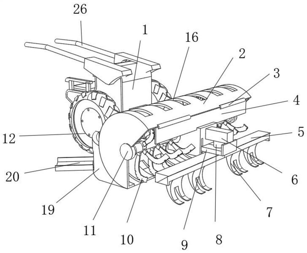 Earthing device for tea leaf planting