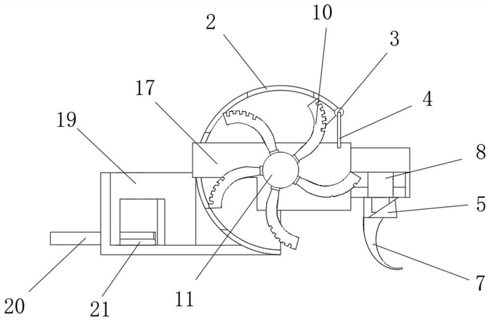 Earthing device for tea leaf planting