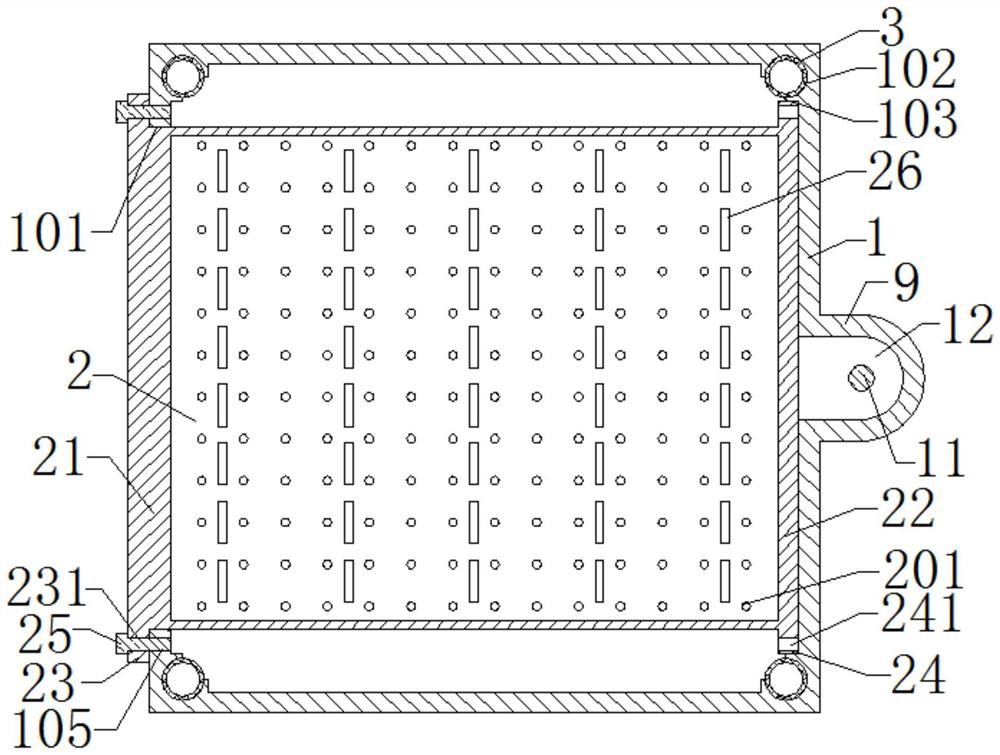 Efficient fresh-keeping device and method for improving quality of fresh-cut burdock