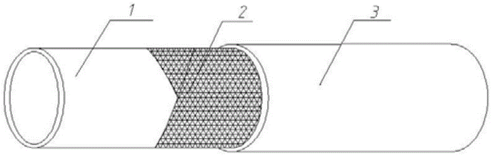 Thermoplasticity winding pressure pipeline and manufacturing method thereof