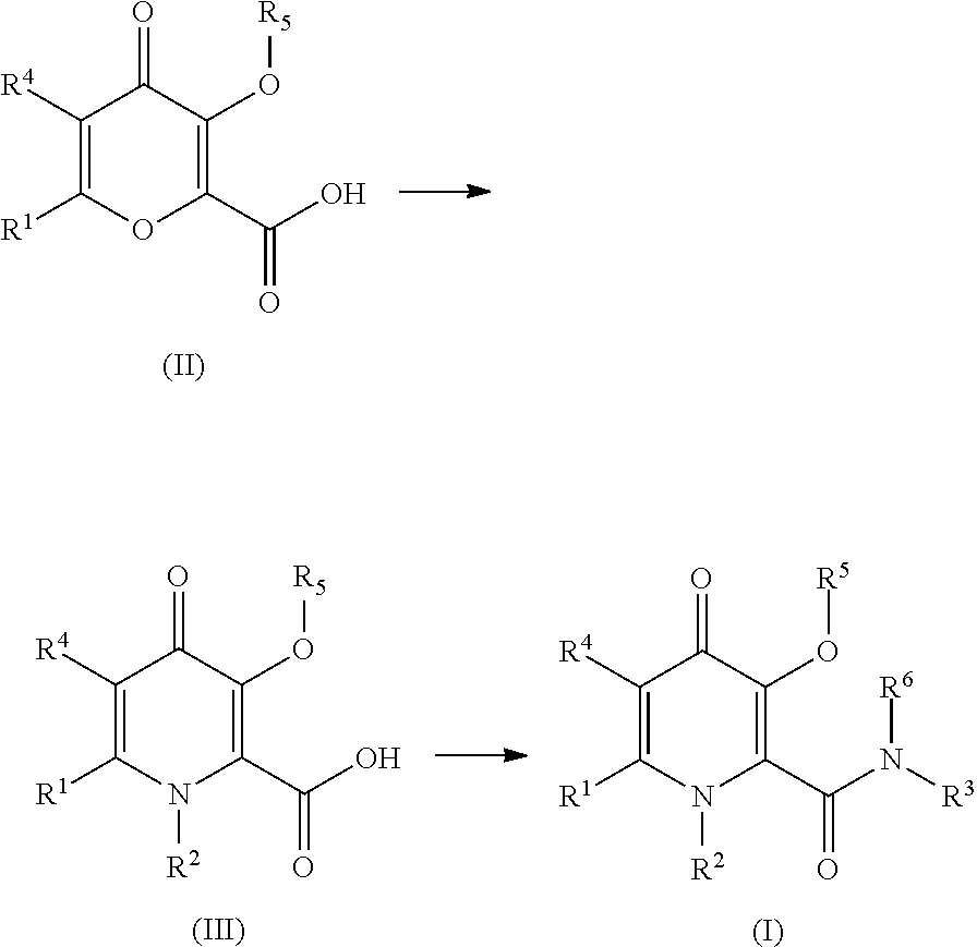 Process for the manufacture of 3-hydroxy-N-alkyl-1-cycloalky1-6-alkyl-4-oxo-1,4-dihydropyridine-2-carbox- amide and its related analogues