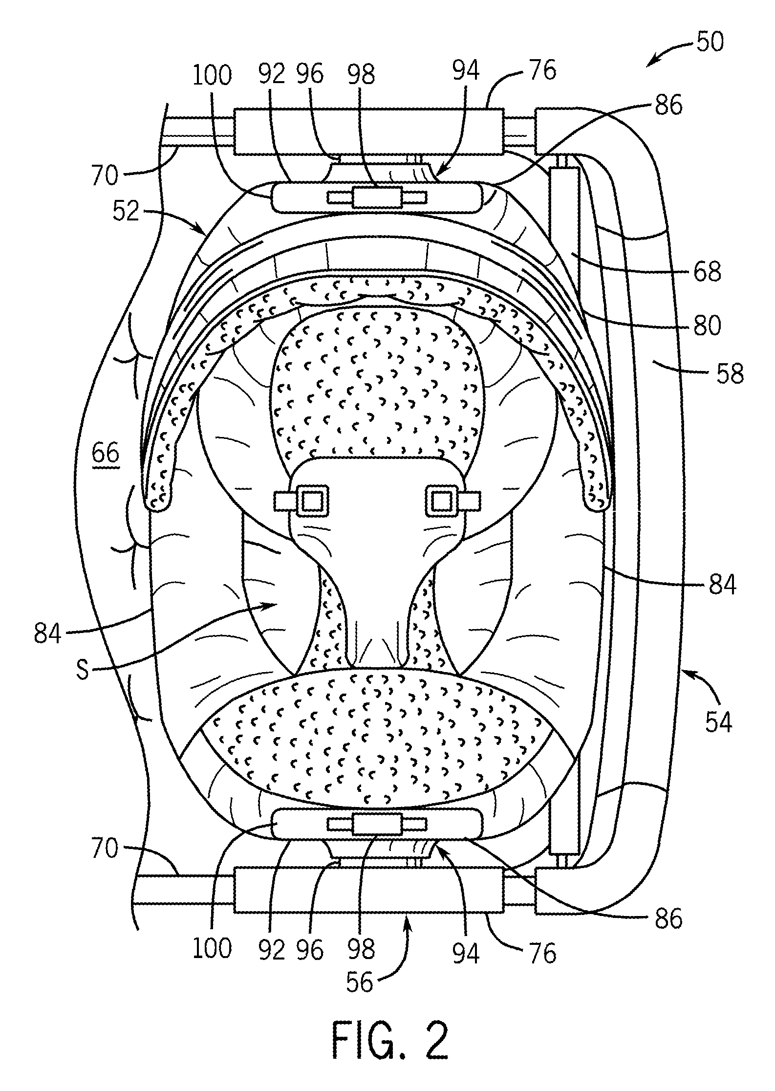 Child containment system with multiple infant support modes