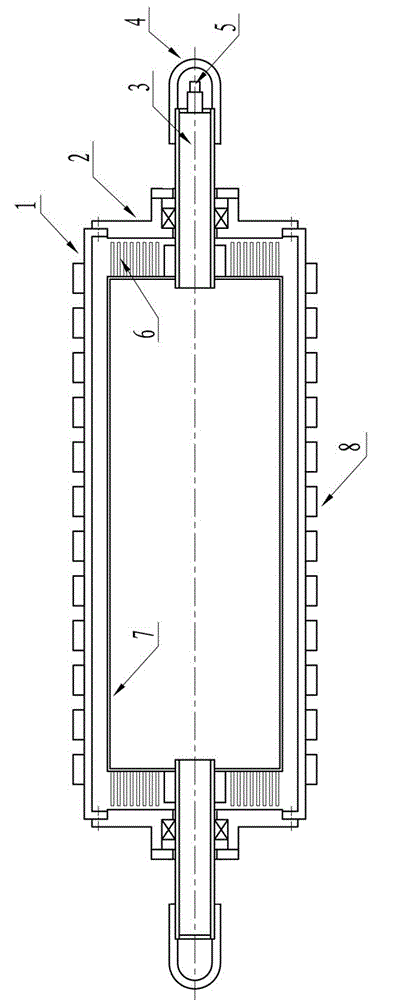 Airbag running weight device allowing end face assisted load adjustment