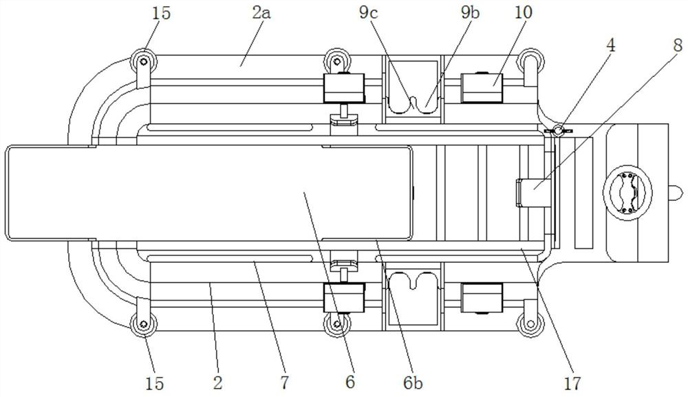 Rescue conveying device for cardiology department