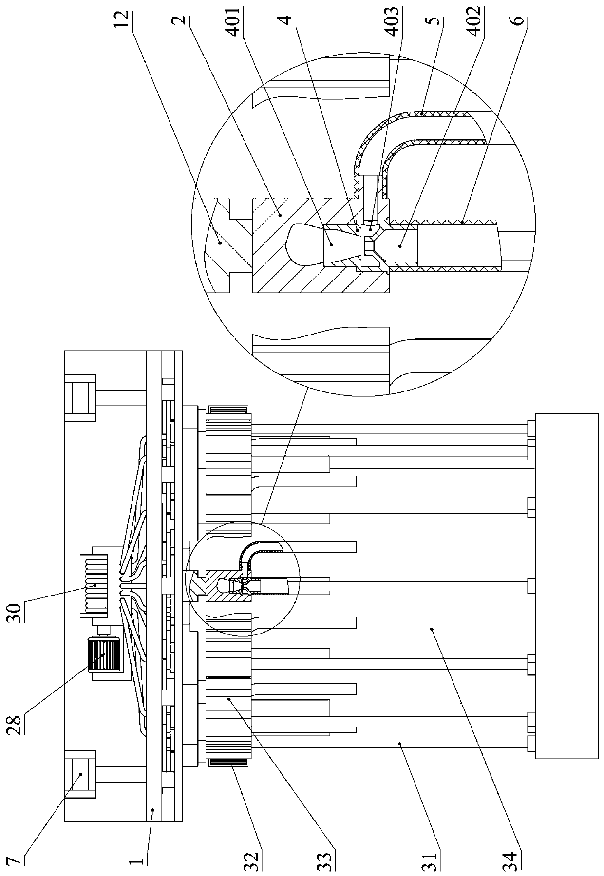 Bridge construction pier concrete curing device