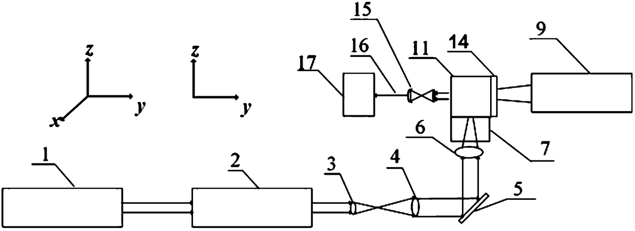 Device and method for analyzing chemical components of single suspension particle