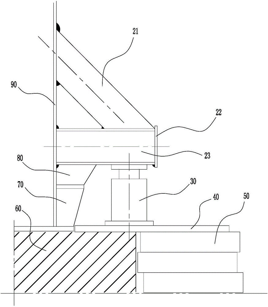 Tower body tilt correction method