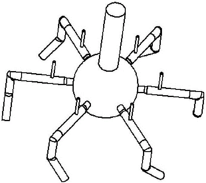 A compact three-phase separation method and device