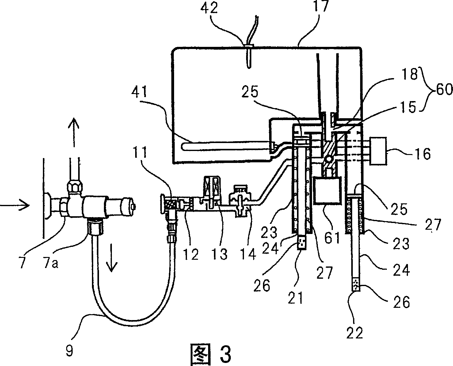 Cleaning device for toilet