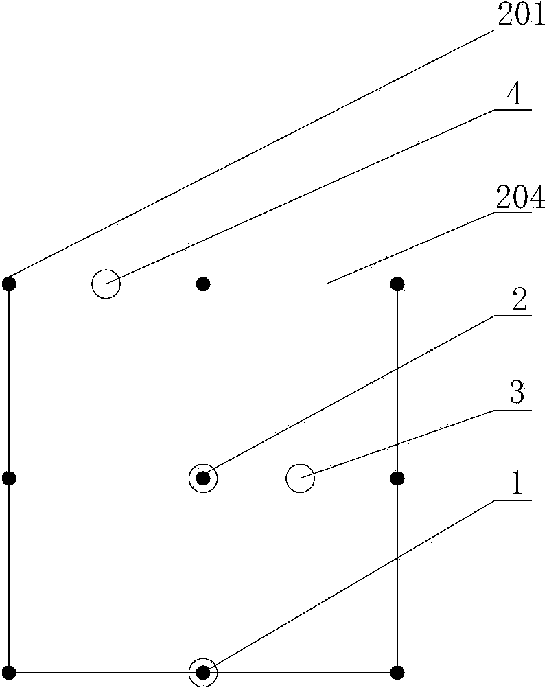 Test method for measuring ultimate bearing capacity of ceiling support system