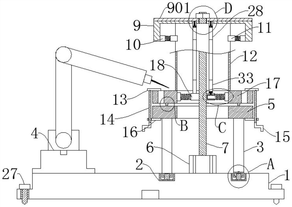 Automatic welding machine, welding tool and welding process