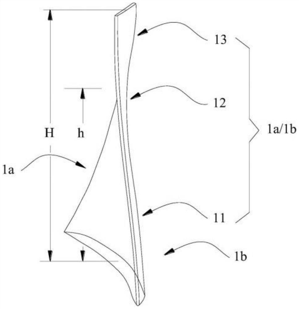 Axial-flow compressor rotor blade