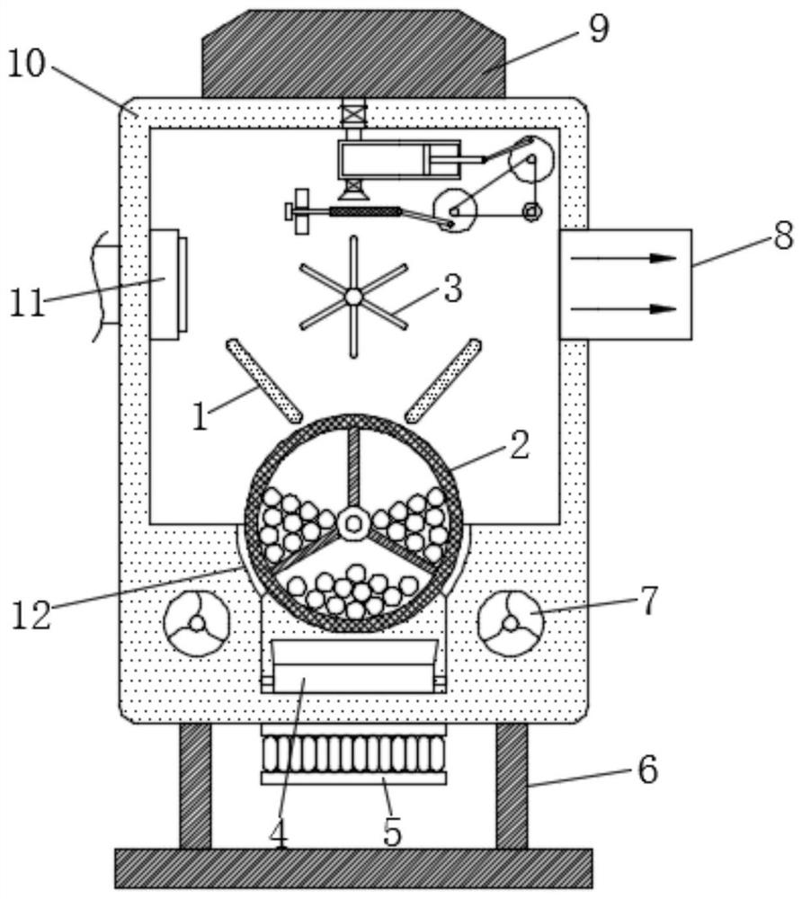 Catalytic device for low-cement self-flowing wear-resistant castable