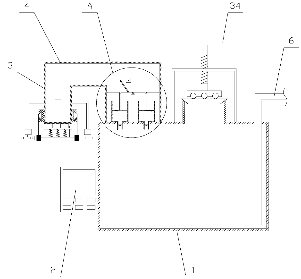 Anti-corrosion fluid conveying machine for chemical production