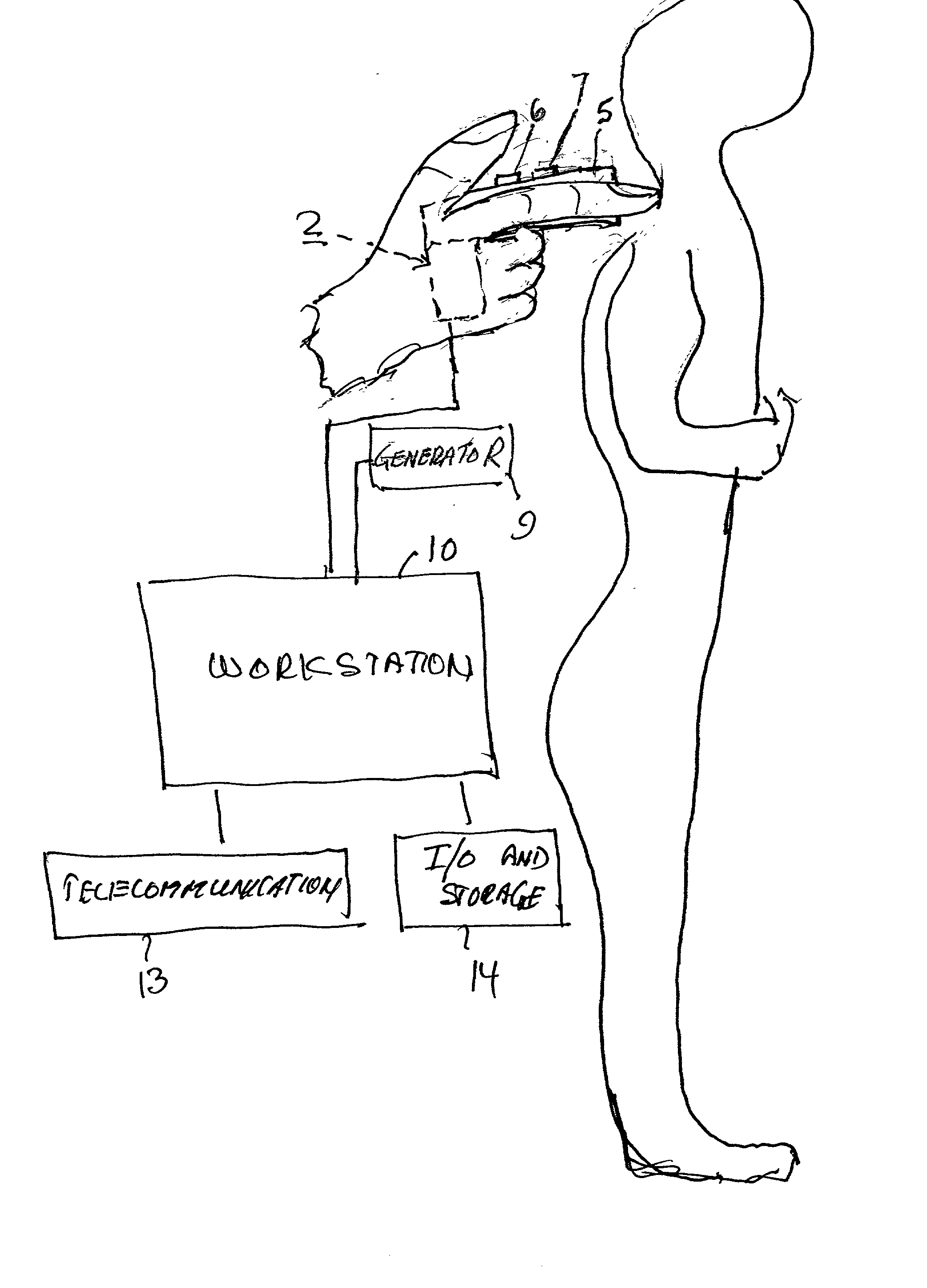 Contour mapping system applicable as a spine analyzer, and probe useful therein