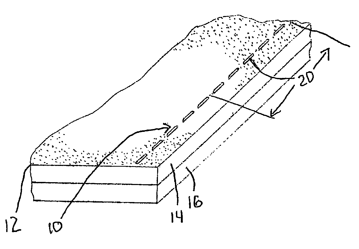 Seat side airbag seam