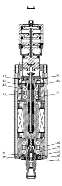 Roll ball high-speed electronic spindle