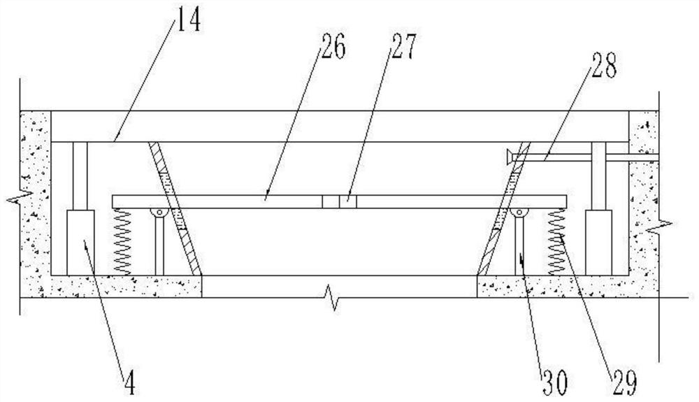 Medical care bed for incontinent patients