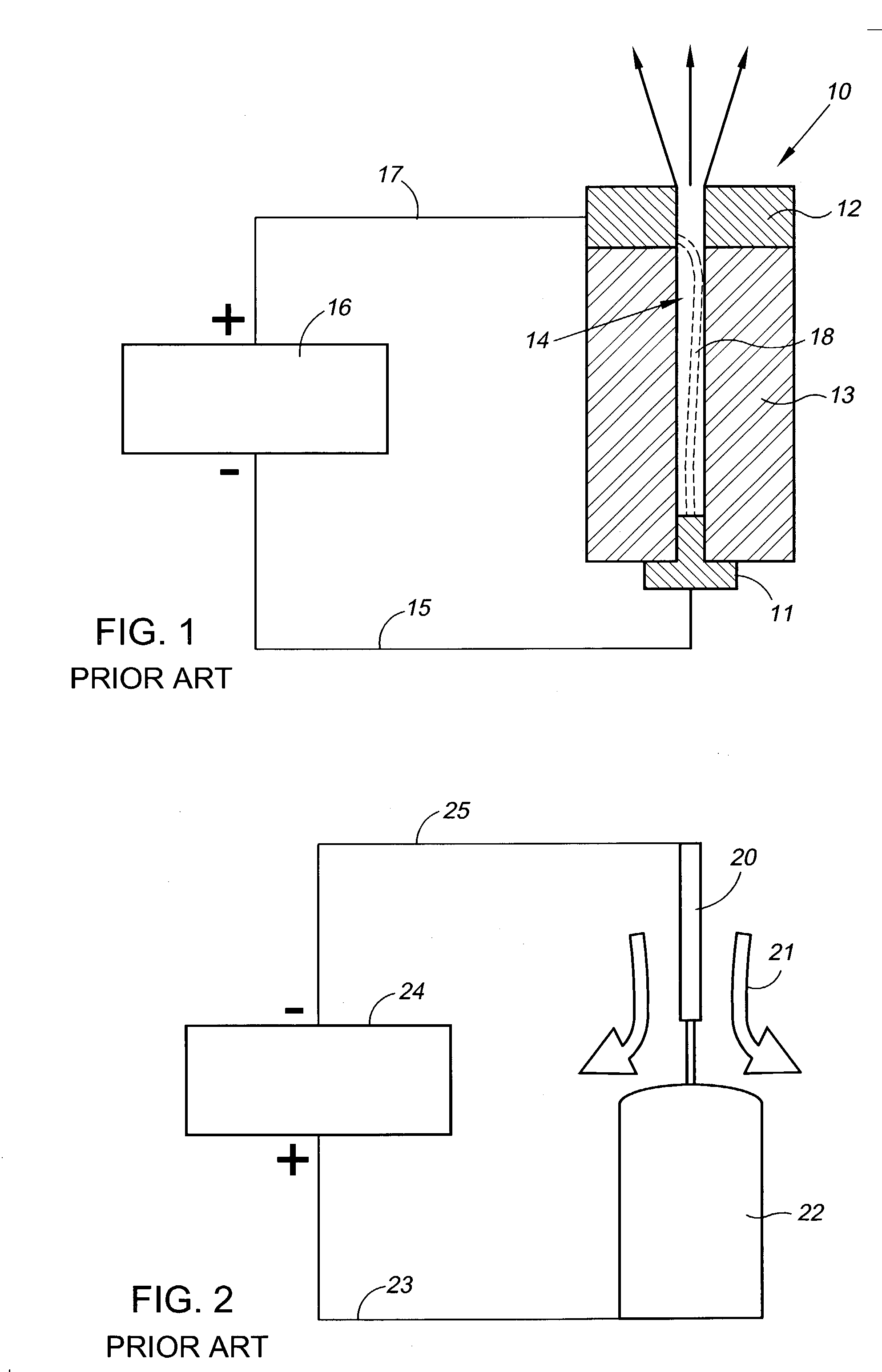 Radial pulsed arc discharge gun for synthesizing nanopowders