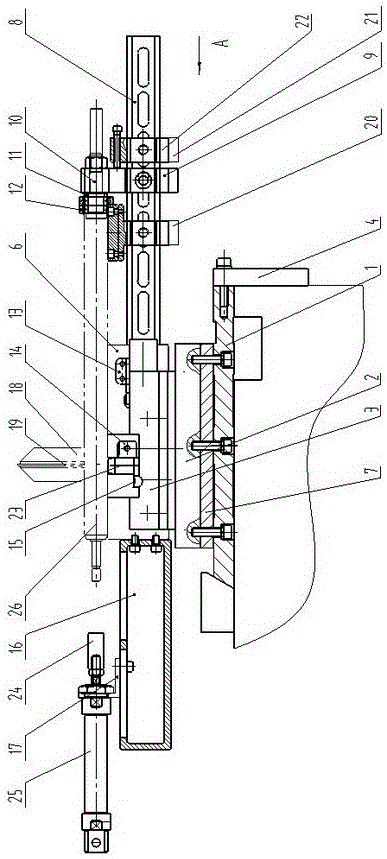 Shock absorber piston rod rolling groove tooling