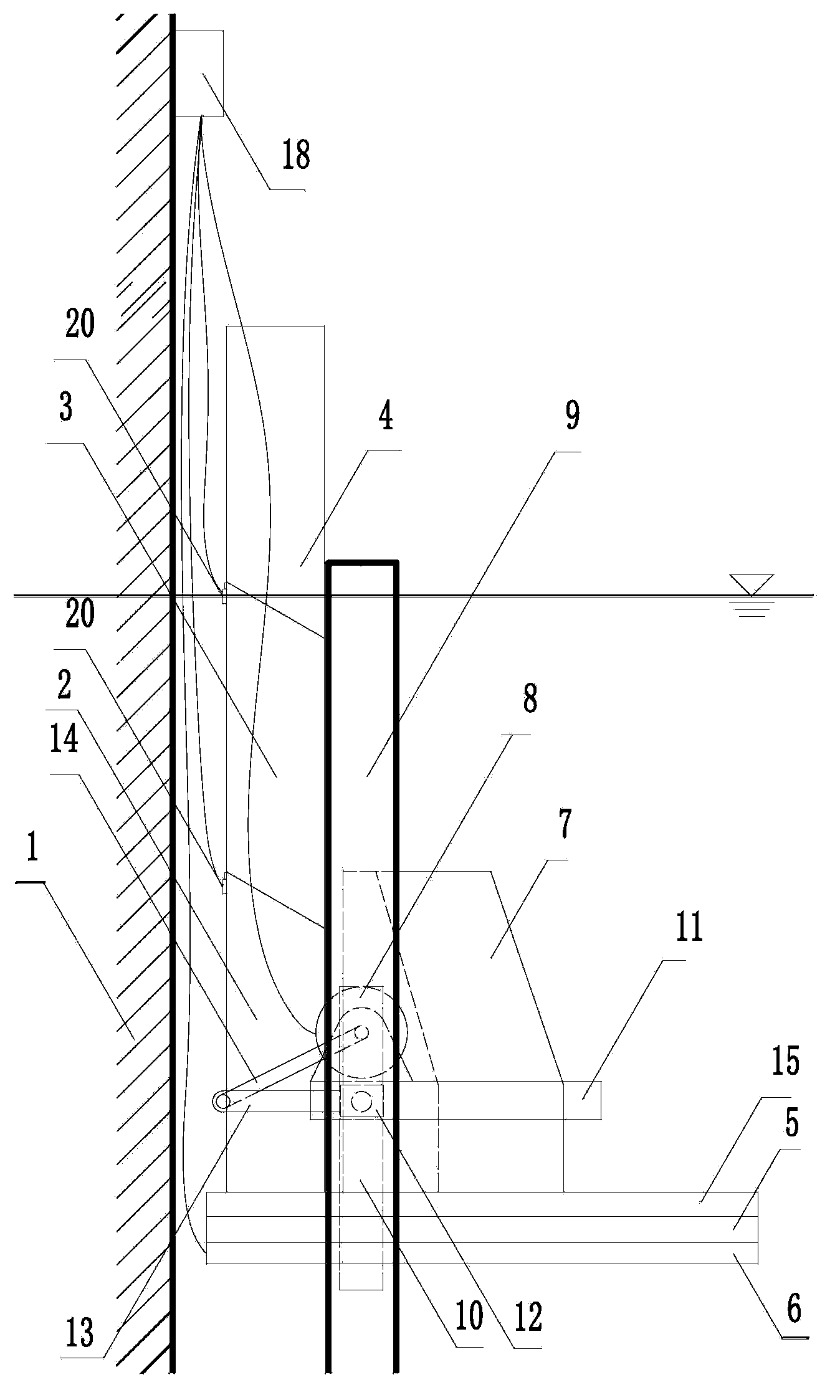 Active protective device for preventing bridge from collision of ship