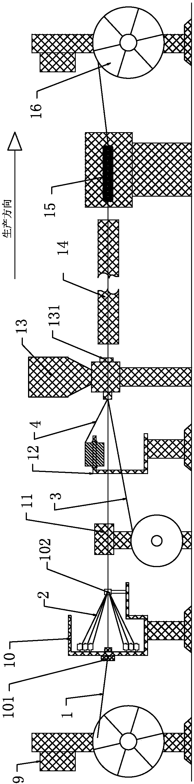 Multicore bundling self-supporting optical fiber cable and manufacturing method thereof