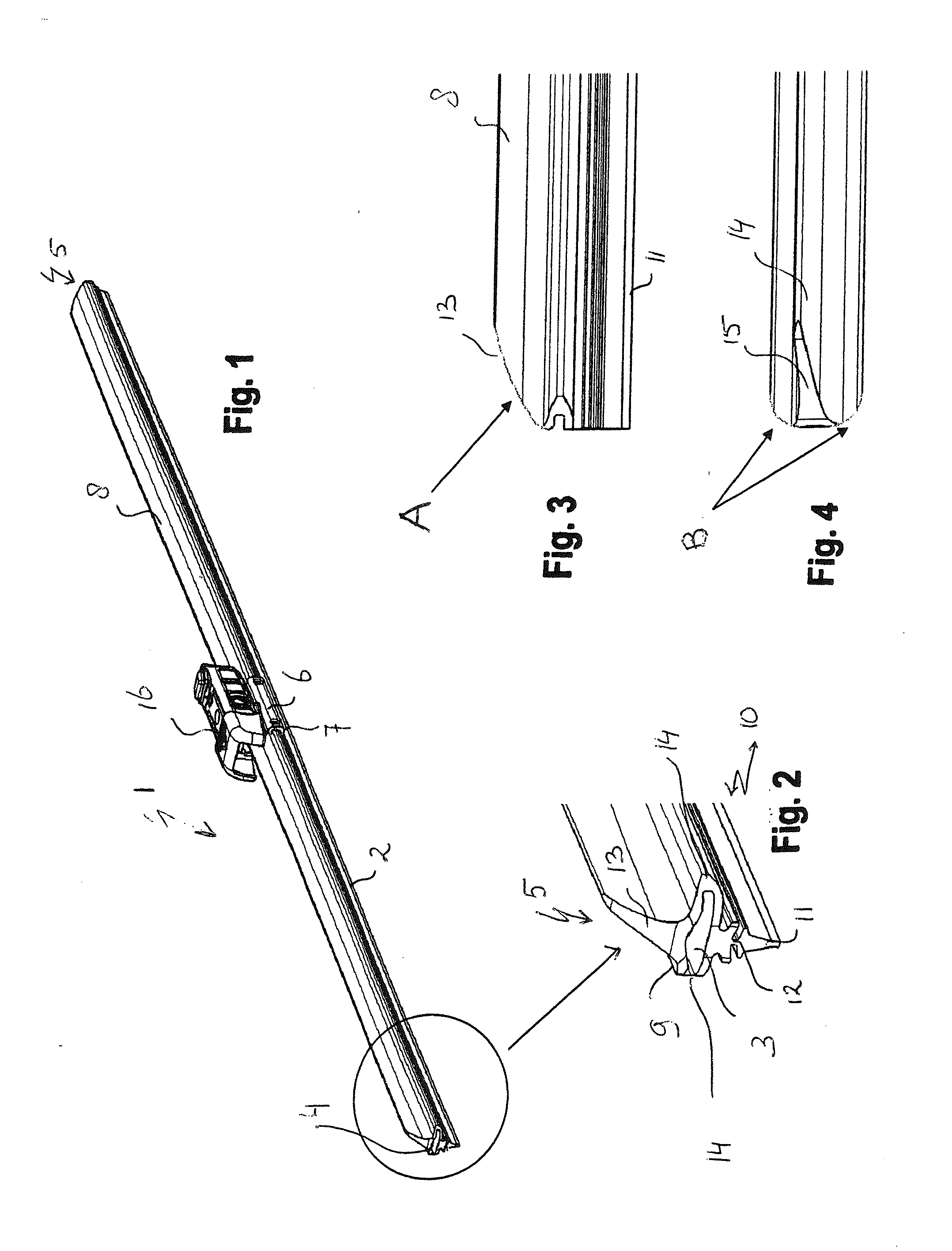 Windscreen wiper device