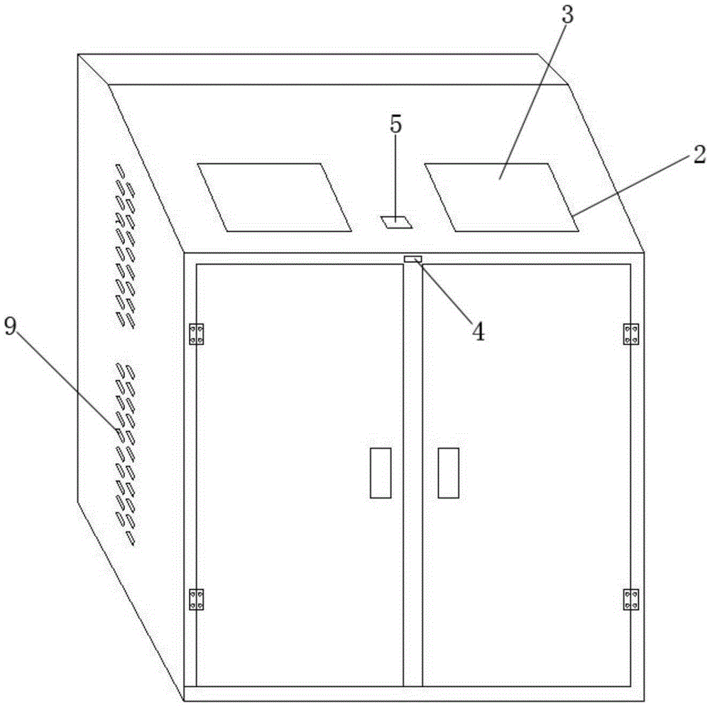 Intelligent garbage classifying box