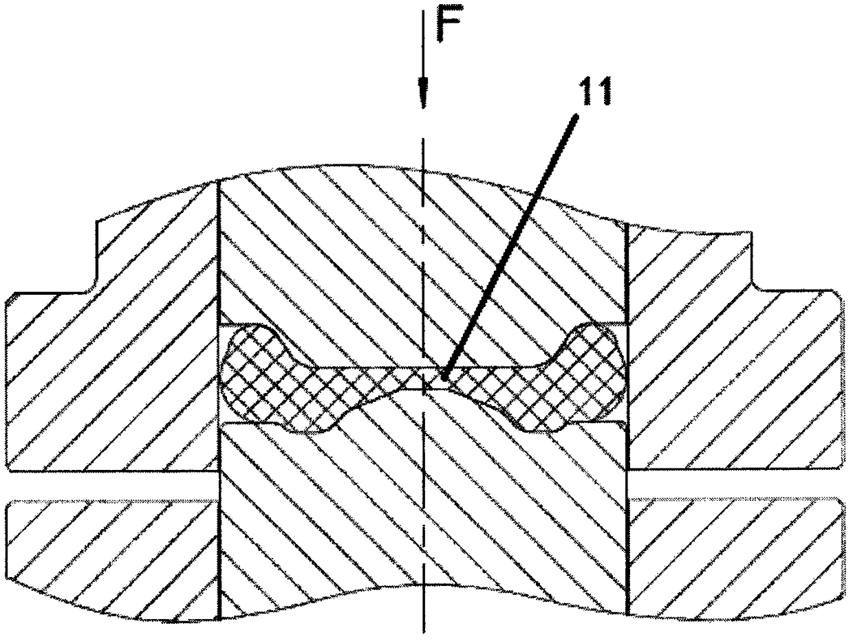 Hot and cold joint forging near net shape process of forged steel piston head in wavy combustion chamber