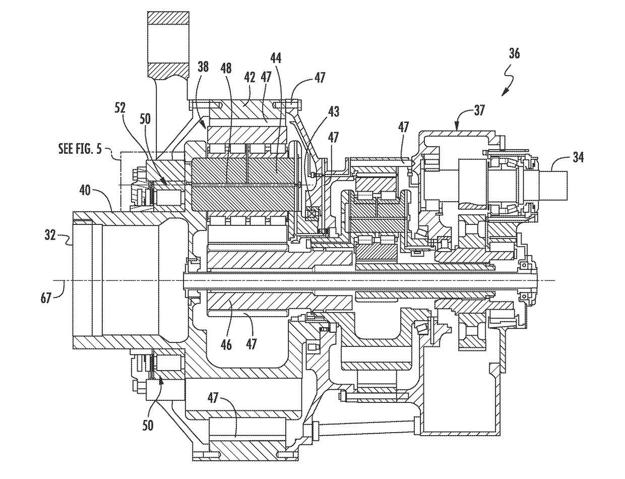 Method for Performing Up-Tower Maintenance on a Gearbox Bearing of a Wind Turbine