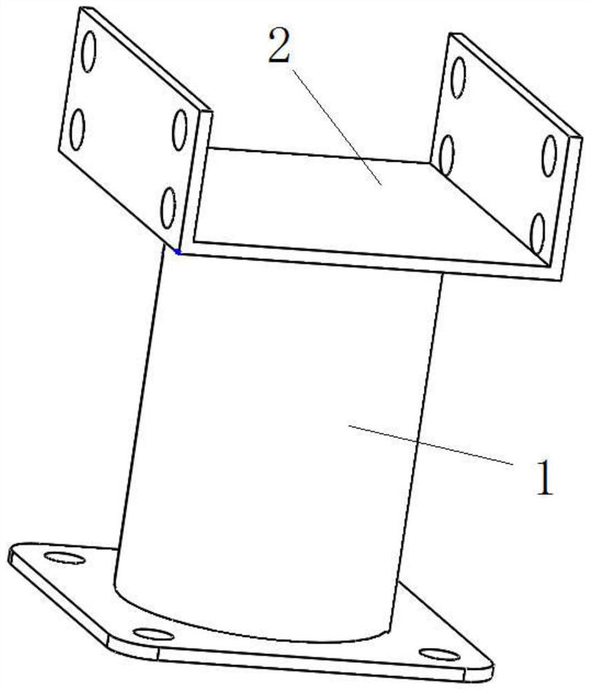 Thin-wall energy absorption device imitating white lotus vein distribution