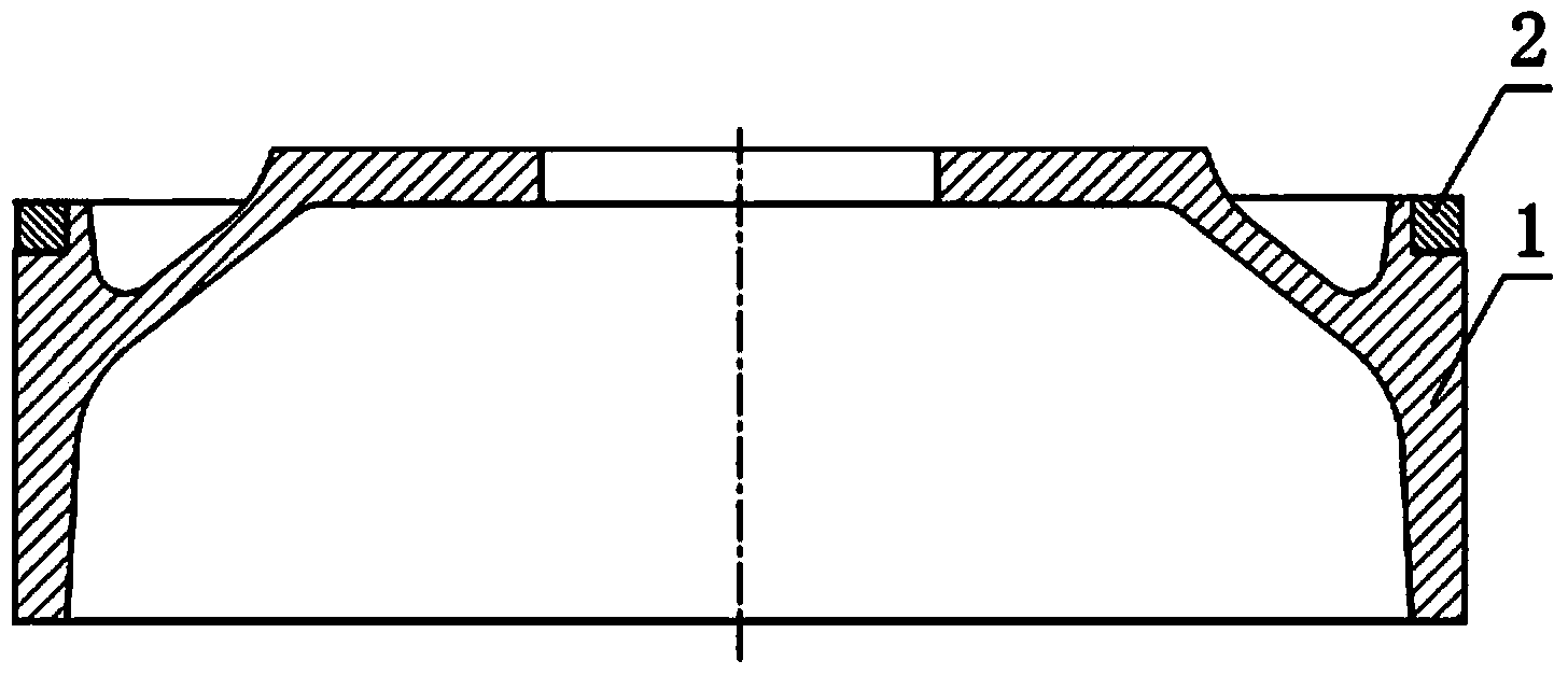 Assembling method for bogie wheel disc assembly of tracked vehicle