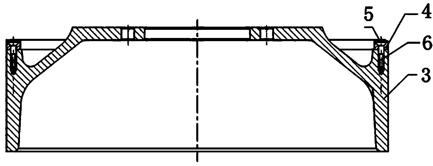 Assembling method for bogie wheel disc assembly of tracked vehicle