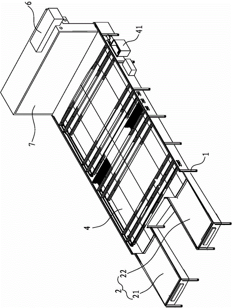 Double-headed water boiling flow line device of cured food