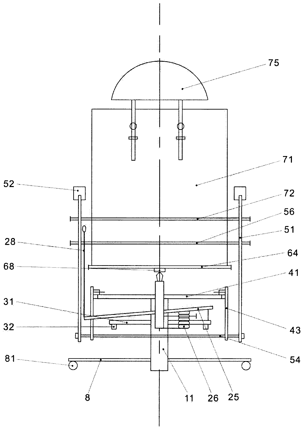 Automatic multifunctional leisure chair for disabled