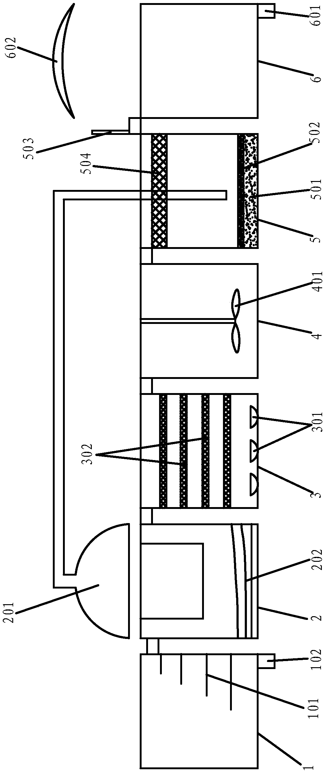 Improved biogas slurry ecological treatment and cultivation system