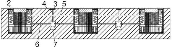 Communicated efficient drainage tree pool structure