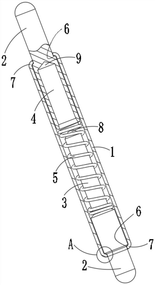 Test probe suitable for large current