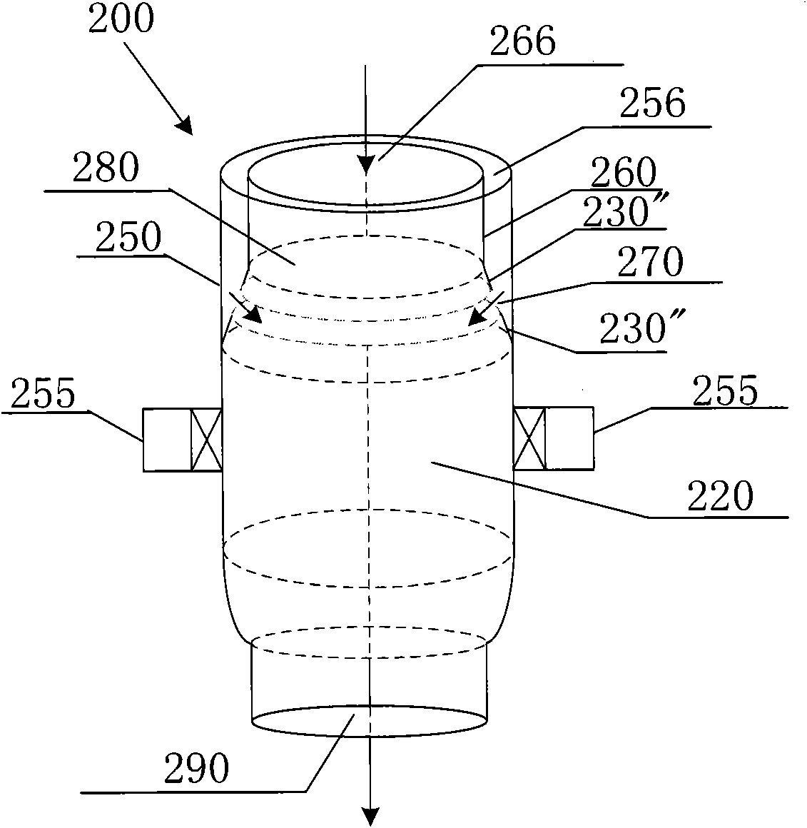 Process nozzle and system for gasifying water coal slurry and application thereof