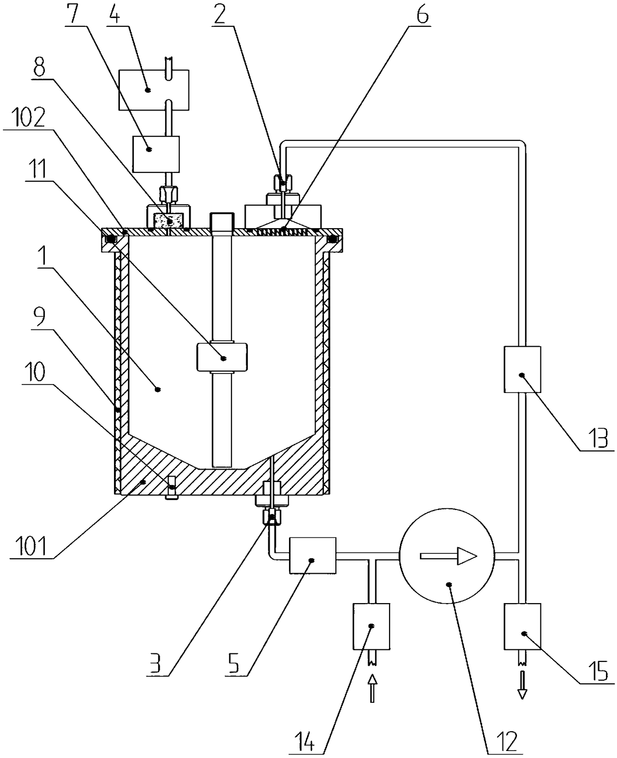 Oil spraying vacuum degassing device for online monitoring of oil chromatogram and application method