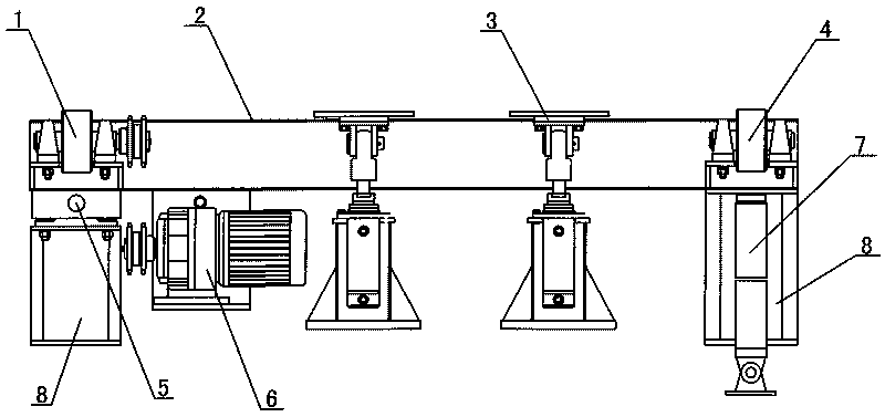 Device for automatically coating lubricants on hot-expanding seamless steel tubes