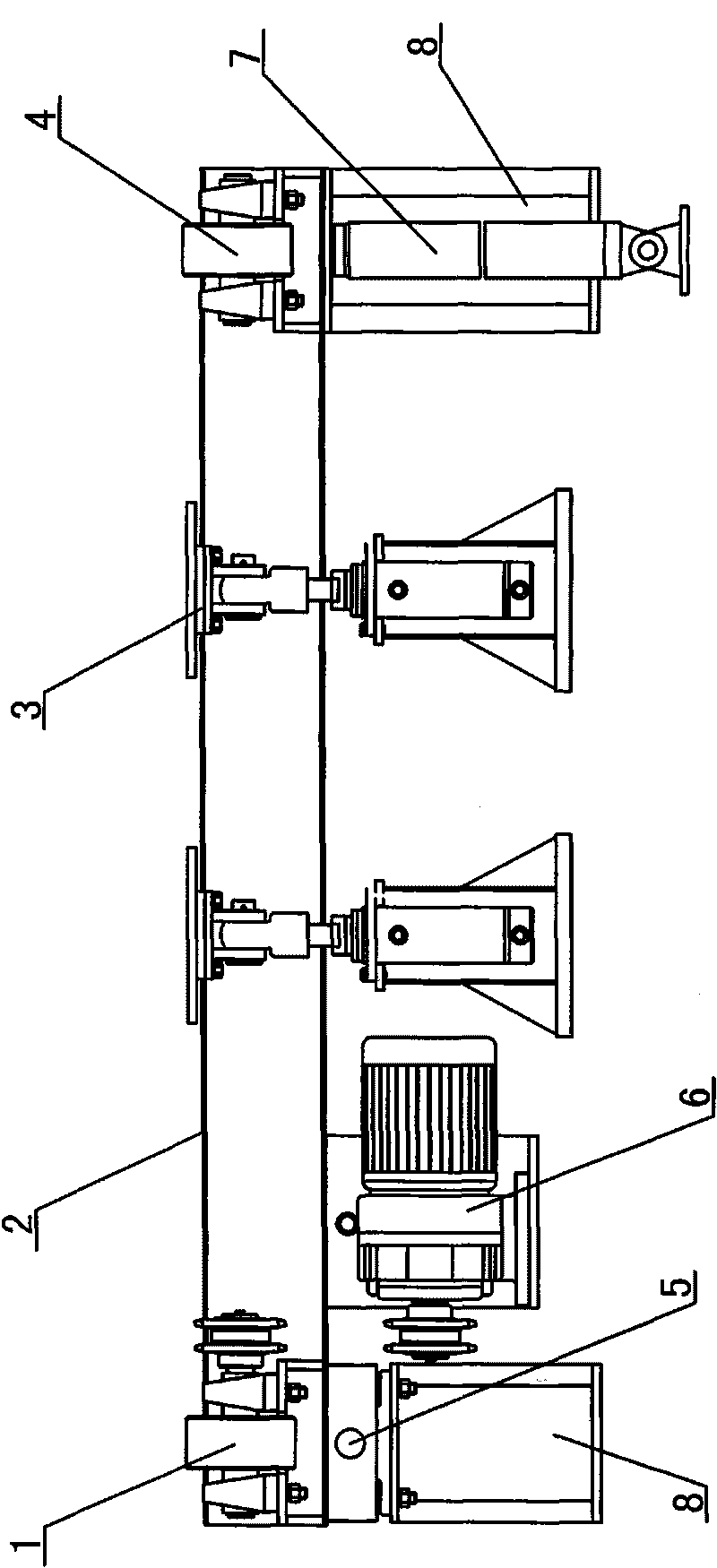 Device for automatically coating lubricants on hot-expanding seamless steel tubes