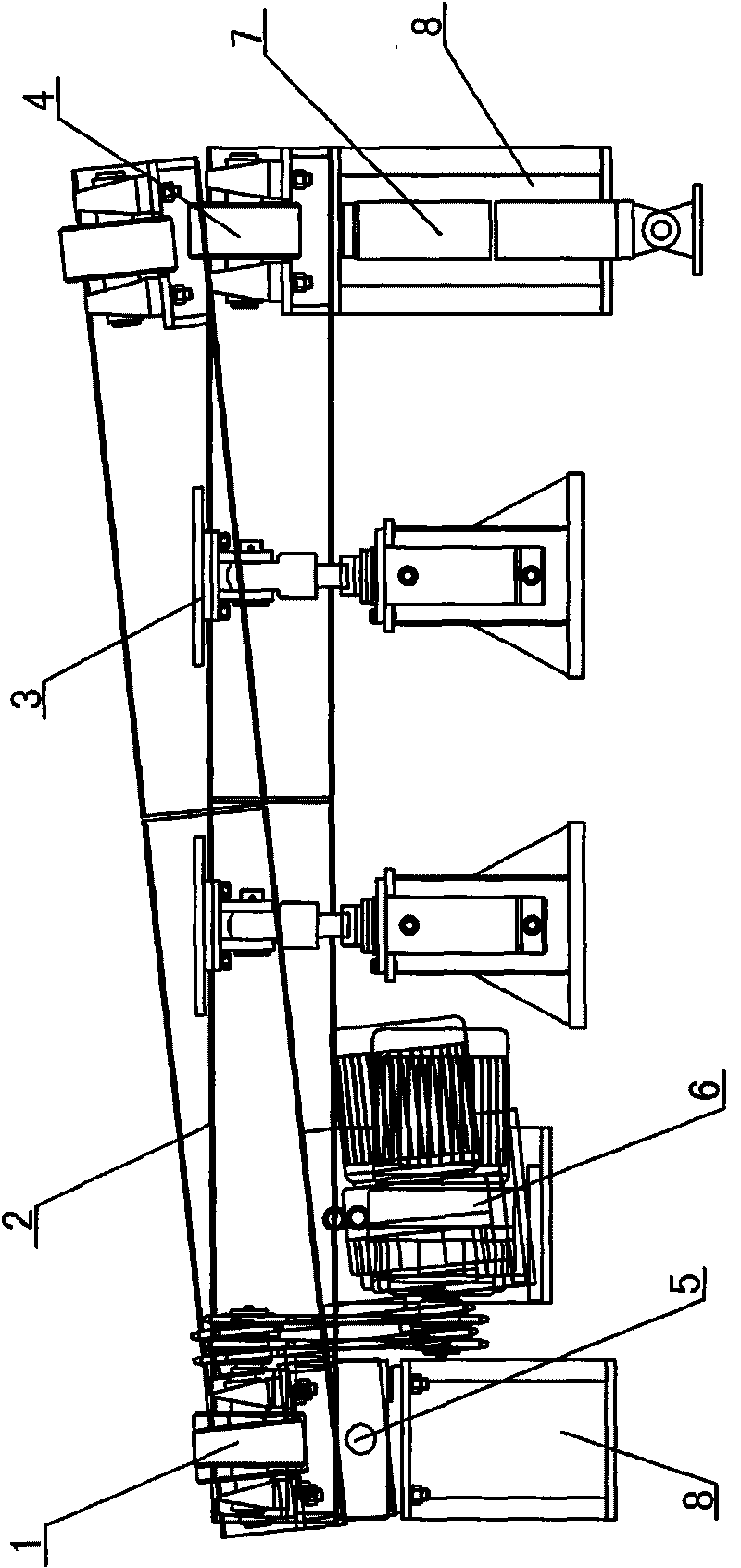 Device for automatically coating lubricants on hot-expanding seamless steel tubes