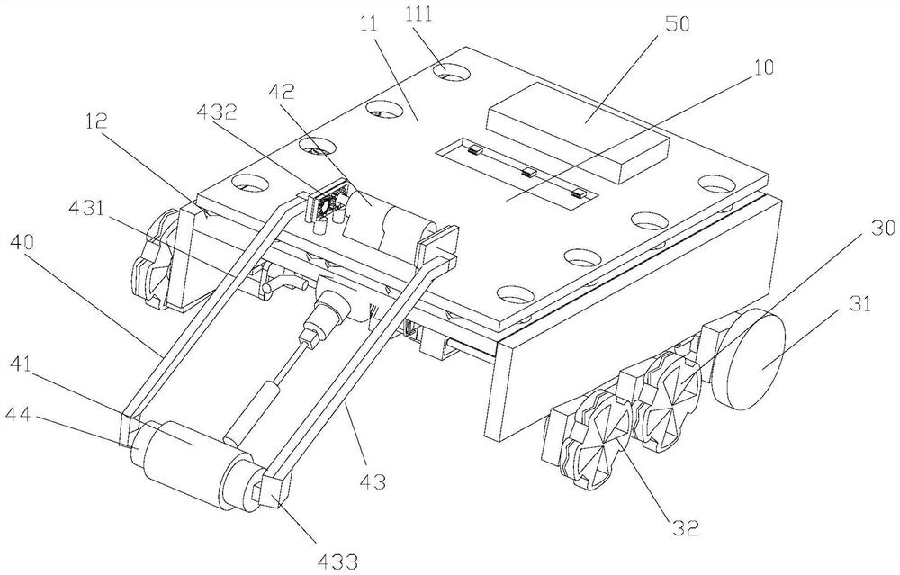 Moving system for movable wall building machine