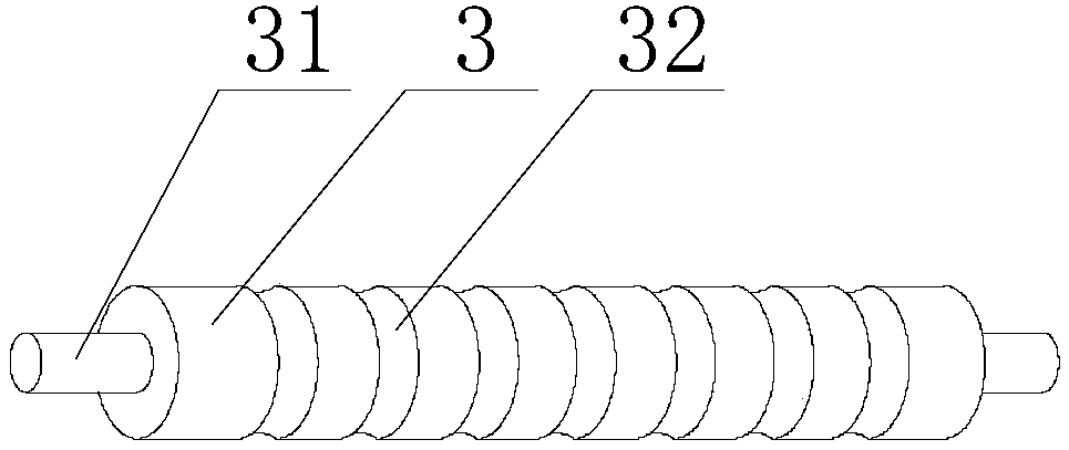 Adjusting device used for welding of landscape pillar steel reinforcement cage