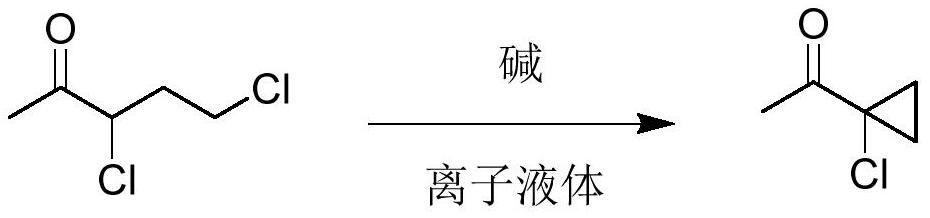 Novel synthesis method of 1-acetyl-1-chlorocyclopropane